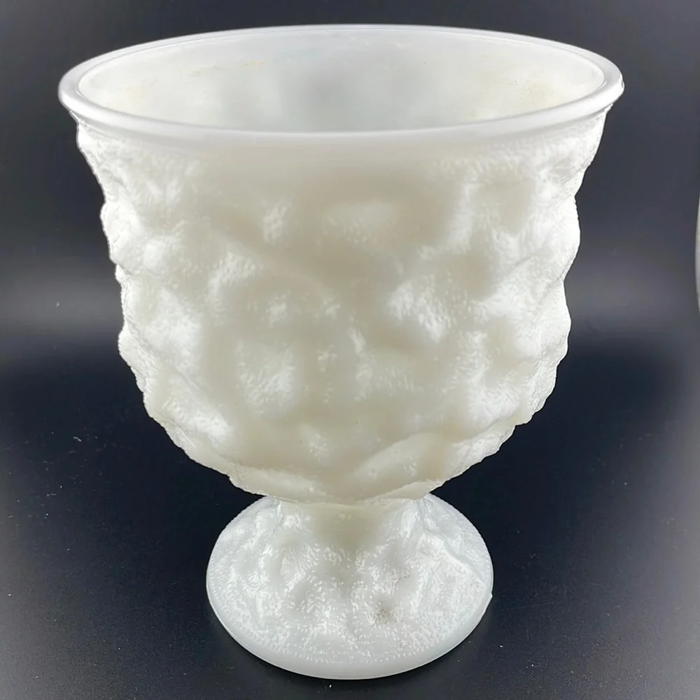 Vintage E.O. Brody Milk Glass